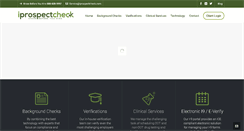 Desktop Screenshot of iprospectcheck.com